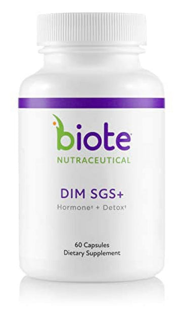 Biote Nutraceuticals DIM SGS+ - Hormone Balance & Detox Support, 60 Capsules