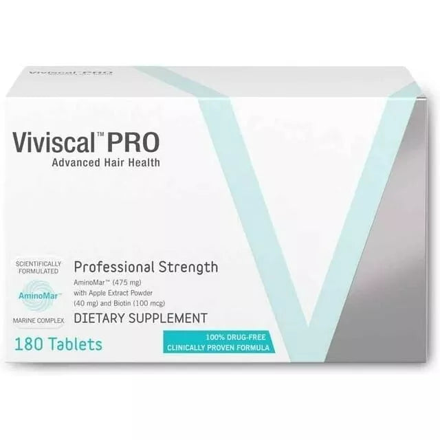 VIV*ISCAL PRO - Professional Strength Hair Tablets 180 ct - 100% Drug Free