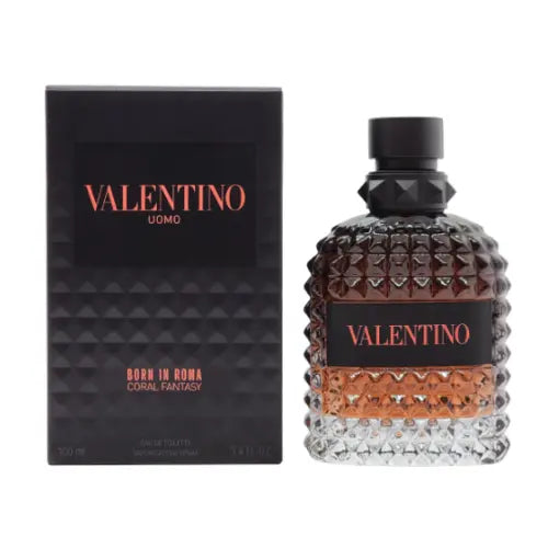 Uomo Born In Roma Coral Fantasy 3.4 oz EDT Cologne New In Box Valentino