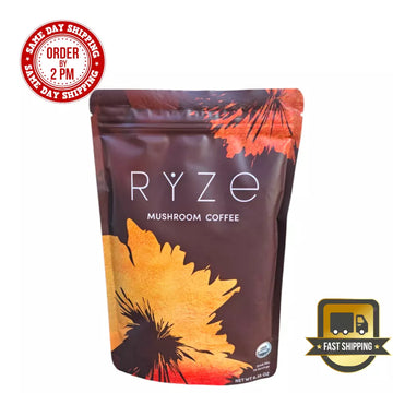 NEW 2024 RYZE Mushroom Coffee Organic Coffee 30 Servings