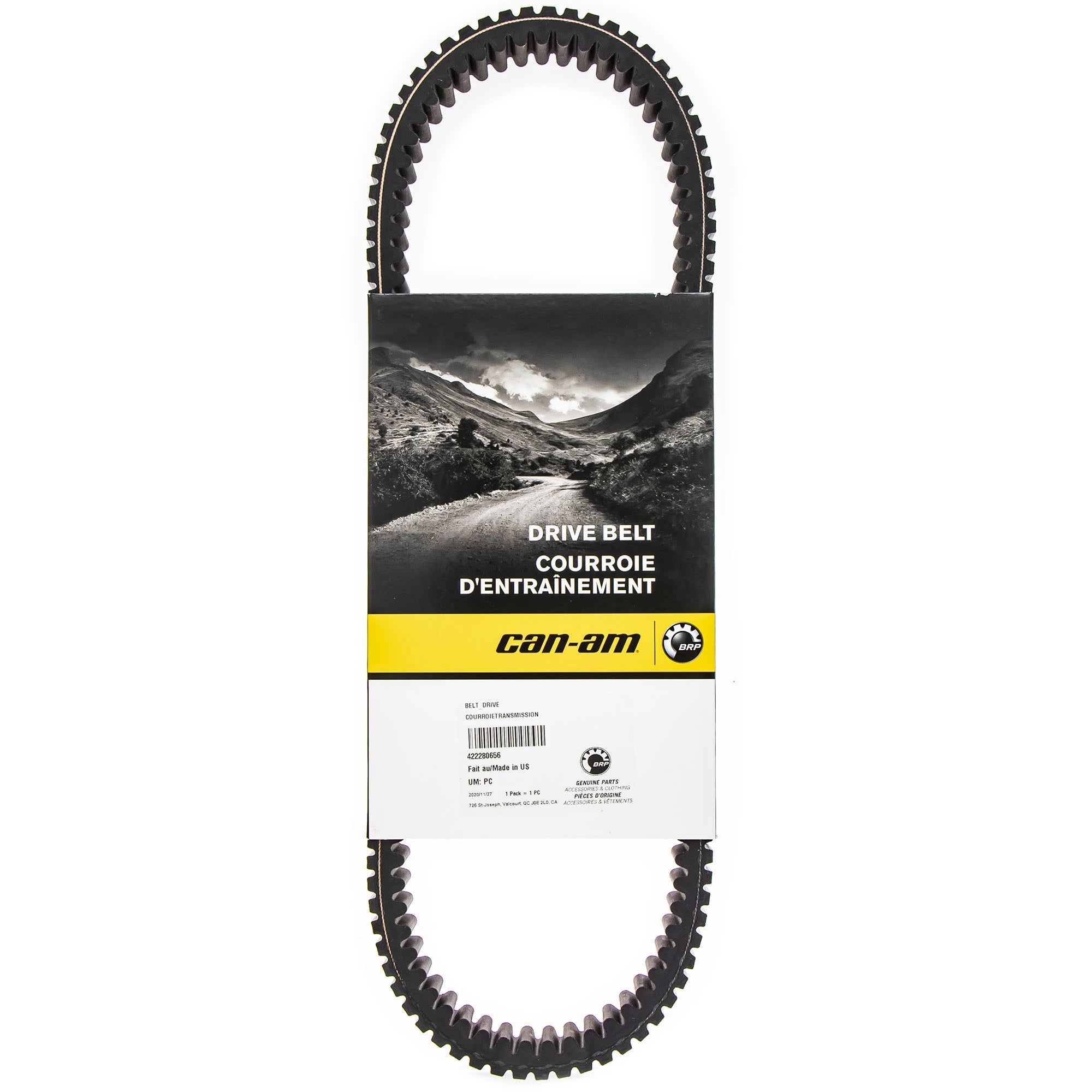 Can-Am Premium High Performance Drive Belt for Maverick-Defender- BRP 422280656